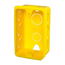 Cx de Lux 4x2 pvc amarela