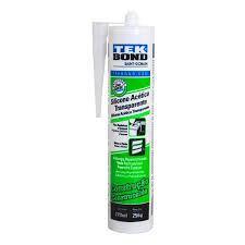 Silicone Acetico 270ml/256g Transparente TekBond